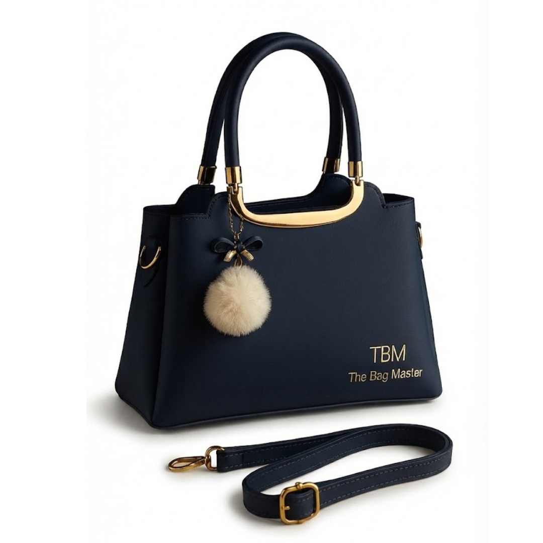 TBM Chic Top Handle Bag Navy