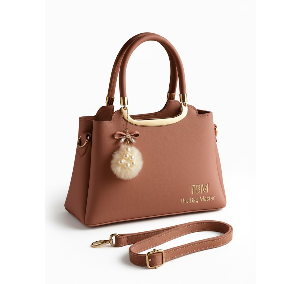 TBM Chic Top Handle Bag Brown