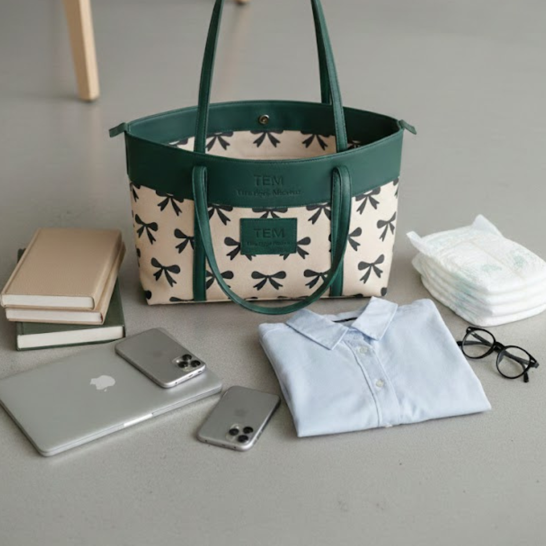 Premium Ladies Tote Bag Dark Brown