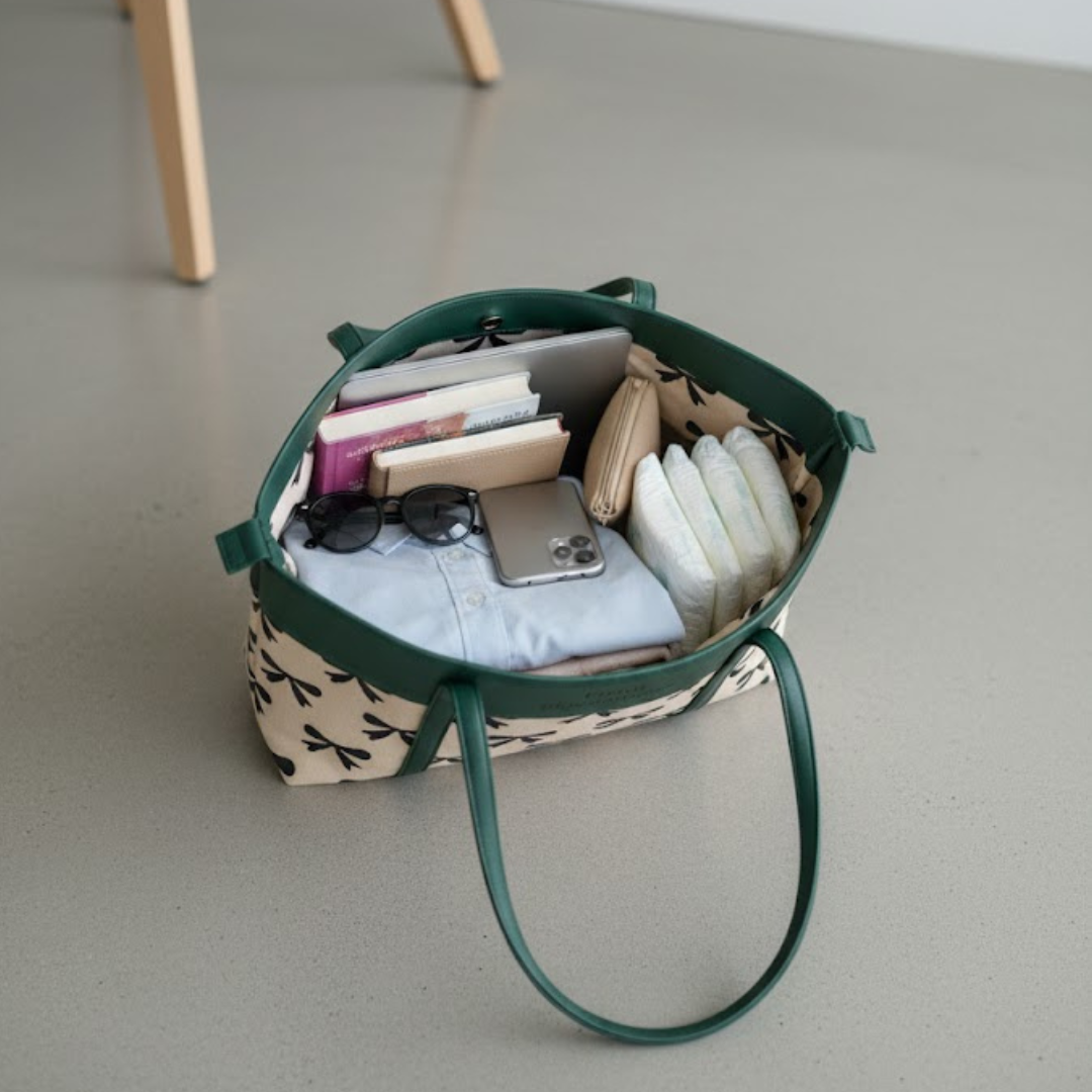 Premium Ladies Tote Bag Dark Brown