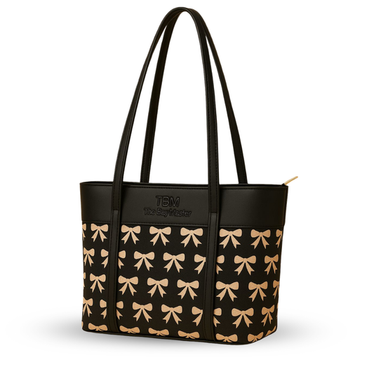 Premium Ladies Tote Bag Black New