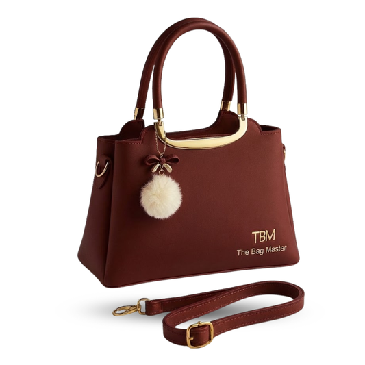 TBM Chic Top Handle Bag Maroon
