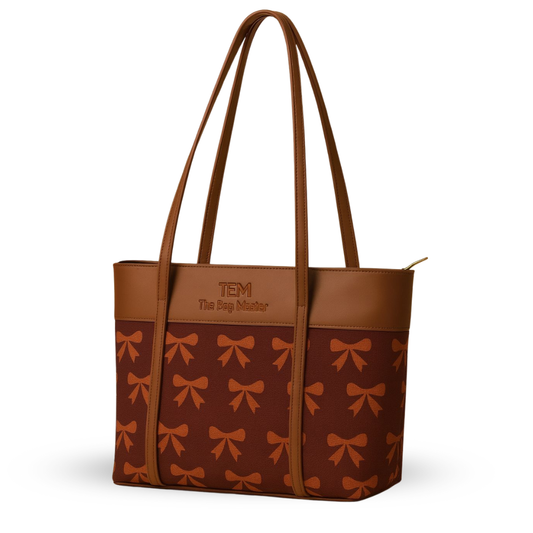 Premium Ladies Tote Bag Brown