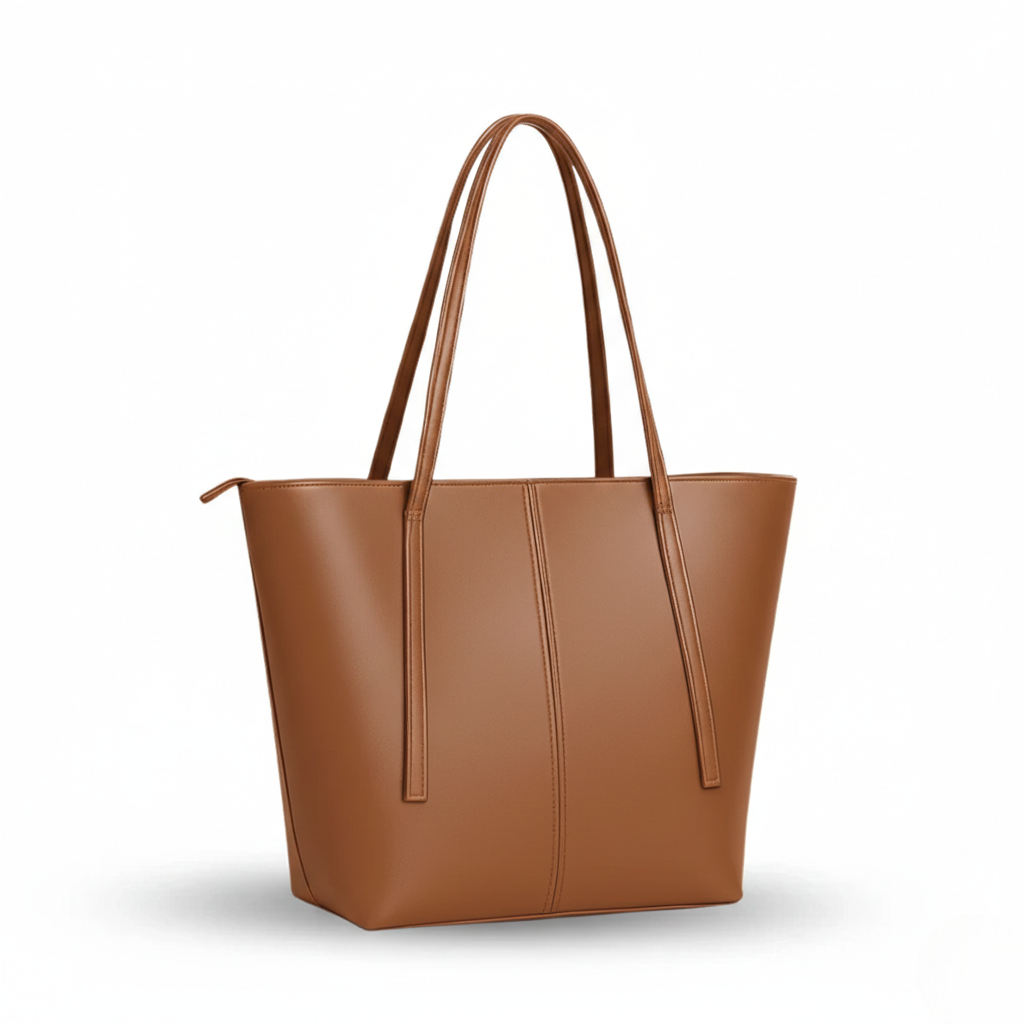 TBM Tote Bag Camel Brown