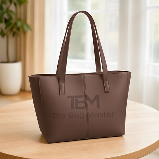 Tote Shoulder -  brown