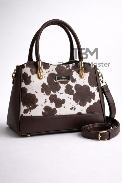 Casual Camel Bronze Handbag for Women