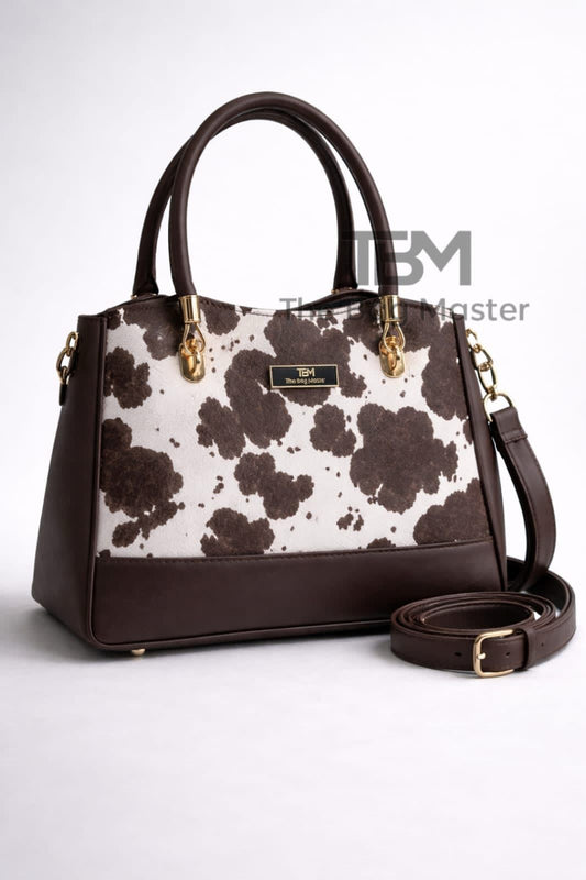 Casual Camel Bronze Handbag for Women
