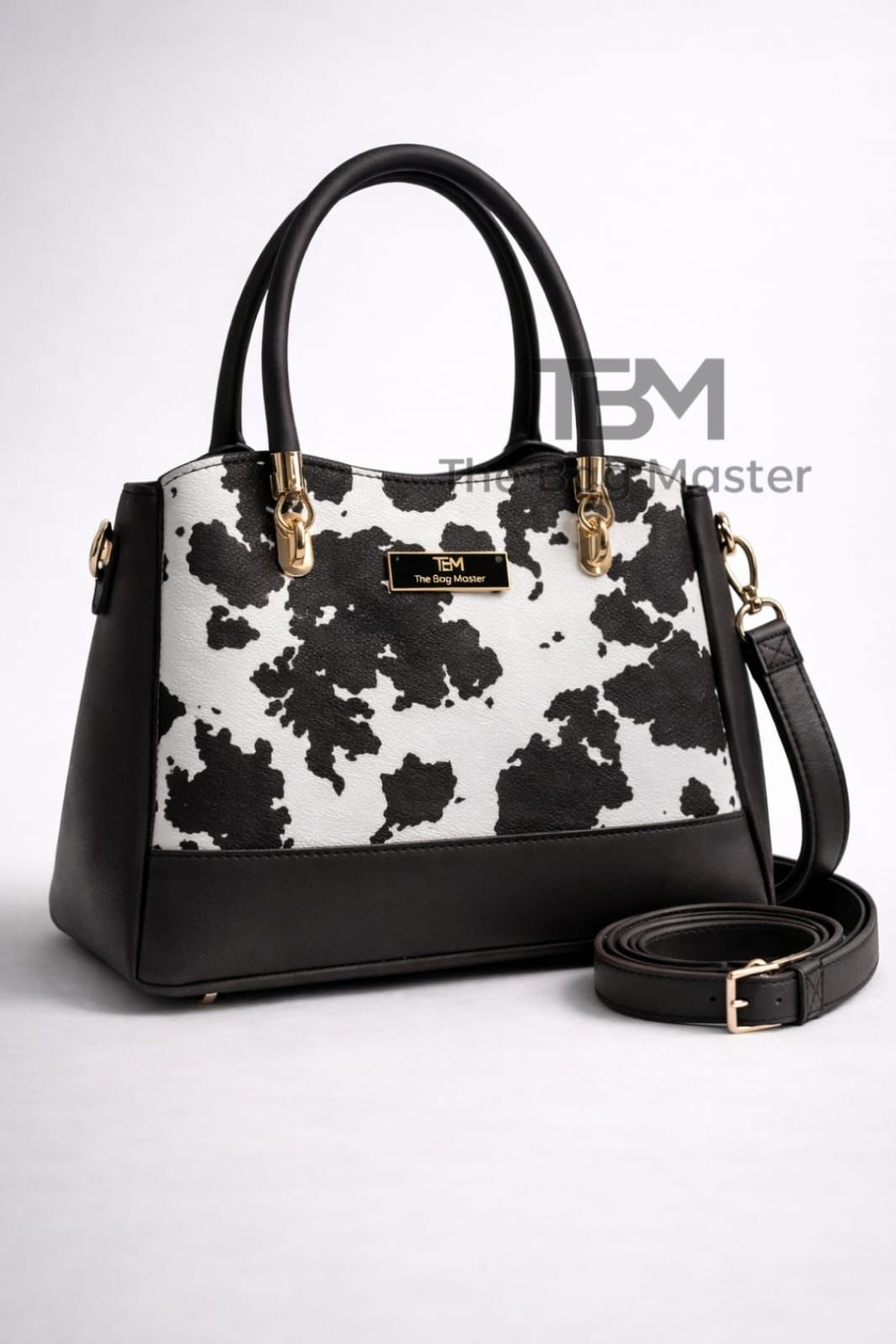 Casual Camel Black Handbag for Women