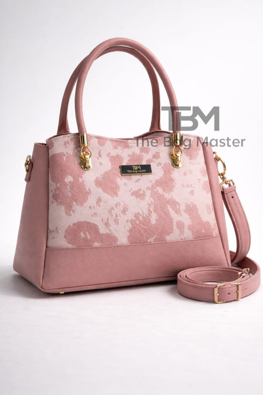 Casual Pink Handbag for Women