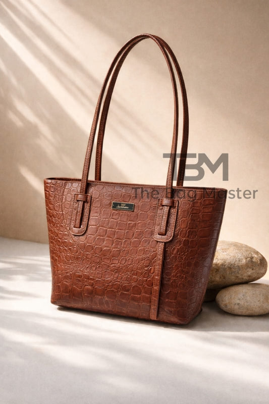 Tote Brown Shoulder Handbag