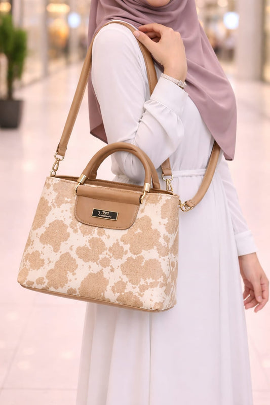 Casual Beige Colour Shoulder Handbag for Women