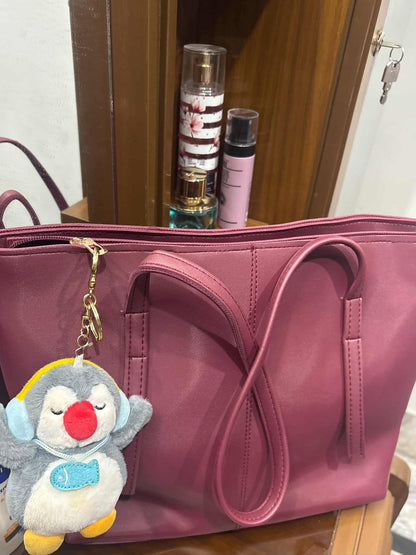 Tote Shoulder - Red Vine