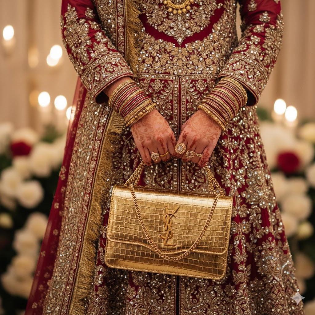 TBM Crossbody Bag Gold