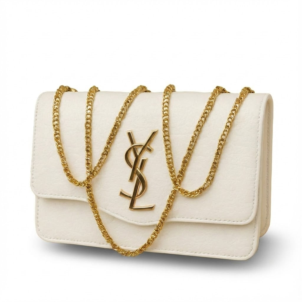 TBM Crossbody Bag White